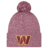 New Era Washington Commanders  Commanders Marl Pom Knit In Red