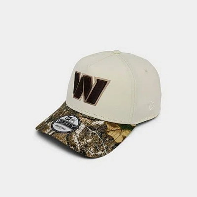 New Era Washington Commanders Nfl 9forty A-frame Snapback Hat In White
