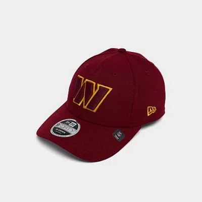 New Era Washington Commanders Nfl 9forty M-crown Snapback Hat In Red