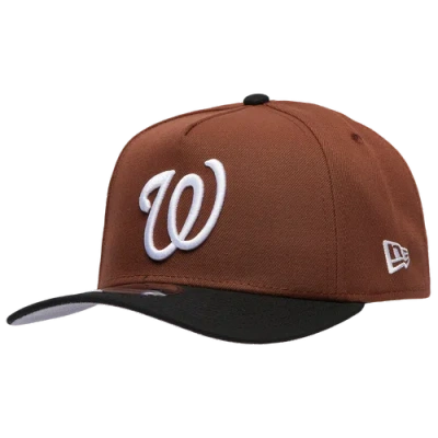 New Era Washington Nationals  Nationals 9forty A-frame Cap In Brown