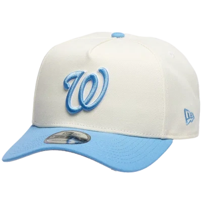 New Era Washington Nationals  Nationals 9forty A-frame Cap In Carolina/silver