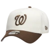 New Era Washington Nationals  Nationals 9forty A-frame Cap In White/walnut