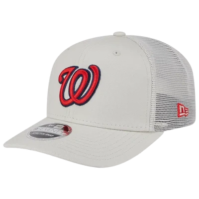 New Era Washington Nationals  Nationals Perf 970 Adjustable Cap In Gray