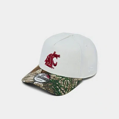 New Era Washington State Cougars 9forty Snapback Hat In White