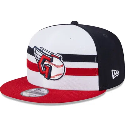 New Era White Cleveland Guardians 2024 Batting Practice 9fifty Snapback Hat