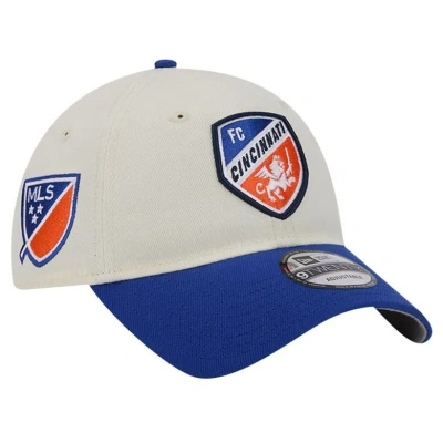 New Era White Fc Cincinnati 2024 Kick Off Collection 9twenty Adjustable Hat