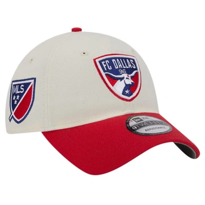 New Era White Fc Dallas 2024 Kick Off Collection 9twenty Adjustable Hat