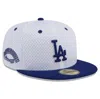NEW ERA NEW ERA WHITE LOS ANGELES DODGERS THROWBACK MESH 59FIFTY FITTED HAT
