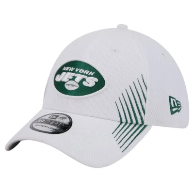 New Era White New York Jets Active 39thirty Flex Hat