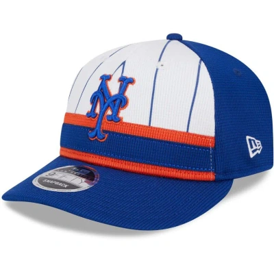 New Era White New York Mets 2024 Batting Practice Low Profile 9fifty Snapback Hat