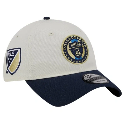 New Era White Philadelphia Union 2024 Kick Off Collection 9twenty Adjustable Hat