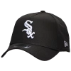 New Era White Sox 9forty A-frame Hat In Black/white