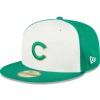 NEW ERA NEW ERA WHITE/GREEN CHICAGO CUBS 2024 ST. PATRICK'S DAY 59FIFTY FITTED HAT