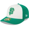 NEW ERA NEW ERA WHITE/GREEN SAN FRANCISCO GIANTS 2024 ST. PATRICK'S DAY LOW PROFILE 59FIFTY FITTED HAT