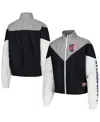 New Era Women's 5th & Ocean By  Navy St. Louis City Sc Cropped Full-zip Windbreaker Jacket In Navy
