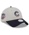 New Era Women's Black Chicago Cubs 2024 Fourth Of July 9twenty Adjustable Hat In Black