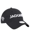 New Era Women's Black Jacksonville Jaguars Cece 9twenty Adjustable Hat In Black
