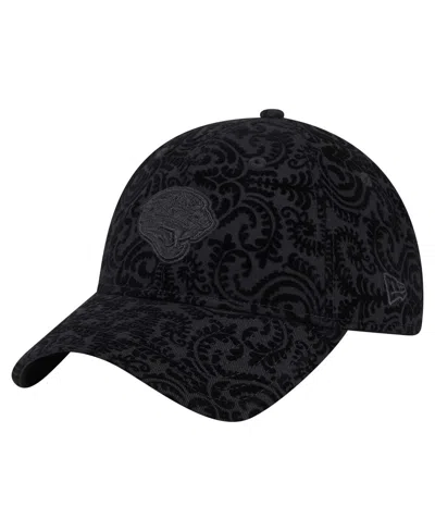 New Era Women's Black Jacksonville Jaguars Throwback Flair 9twenty Adjustable Hat