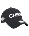 New Era Women's Black Kansas City Chiefs Cece 9twenty Adjustable Hat In Black
