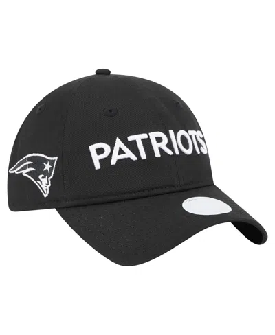 New Era Women's Black New England Patriots Cece 9twenty Adjustable Hat