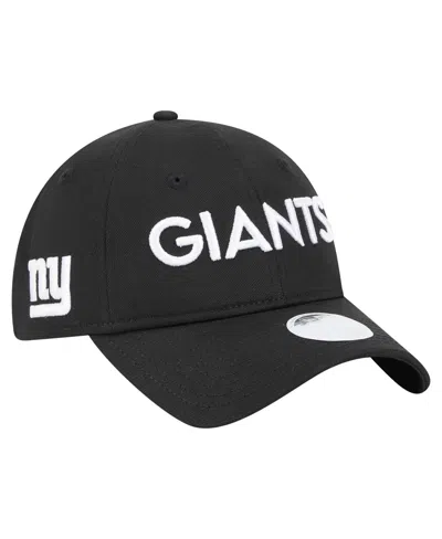New Era Women's Black New York Giants Cece 9twenty Adjustable Hat