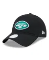 New Era Women's Black New York Jets Main Core Classic 2.0 9twenty Adjustable Hat In Black