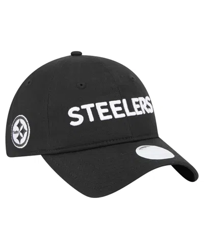 New Era Women's Black Pittsburgh Steelers Cece 9twenty Adjustable Hat