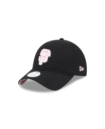 New Era Women's Black San Francisco Giants 2024 Mother's Day 9twenty Adjustable Hat