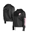 NEW ERA WOMEN'S BLACK SAN FRANCISCO GIANTS HALF-ZIP HOODIE