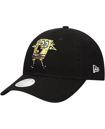 New Era Women's Black Spongebob Squarepants 9twenty Adjustable Hat