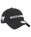 New Era Women's Black Tampa Bay Buccaneers Cece 9twenty Adjustable Hat In Black