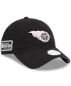 New Era Women's Black Tennessee Titans 2023 Nfl Crucial Catch 9twenty Adjustable Hat In Black