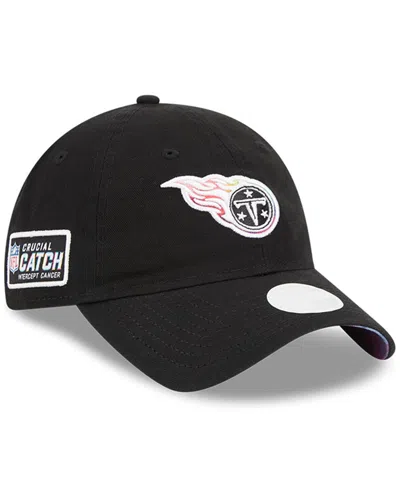 New Era Women's Black Tennessee Titans 2023 Nfl Crucial Catch 9twenty Adjustable Hat
