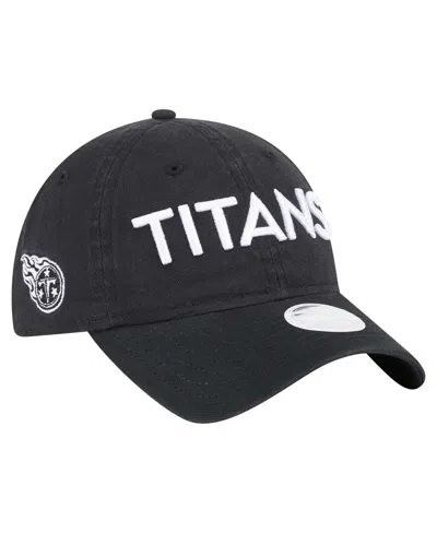 New Era Women's Black Tennessee Titans Cece 9twenty Adjustable Hat