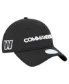 New Era Women's Black Washington Commanders Cece 9twenty Adjustable Hat In Black