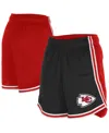 New Era Women's Black/red Kansas City Chiefs Sport Classics Mesh Shorts In Multi