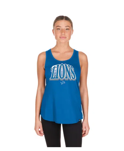 New Era Women's Blue Detroit Lions Summer Tank Top