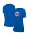 New Era Women's Blue New York Knicks Glam Game Flower T-shirt In Blue