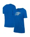 New Era Women's Blue Oklahoma City Thunder Glam Game Flower T-shirt In Blue