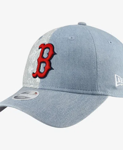 New Era Women's Boston Red Sox Denim Patchwork 9twenty Adjustable Hat