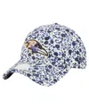 New Era Women's Cream Baltimore Ravens Ditzy 9twenty Adjustable Hat