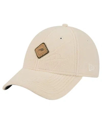 NEW ERA WOMEN'S CREAM BUFFALO BILLS COMFY 9FORTY ADJUSTABLE HAT