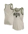 New Era Women's Cream Philadelphia Phillies Armed Forces Tank Top
