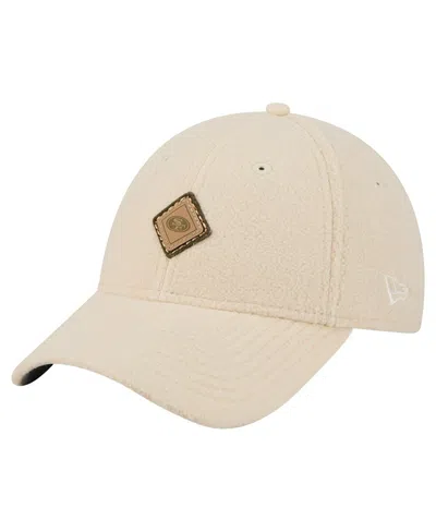 New Era Women's Cream San Francisco 49ers Comfy 9forty Adjustable Hat In Neutral