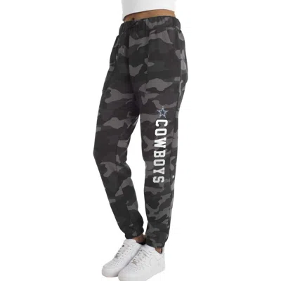 New Era Women's Dallas Cowboyss Fleece Jogger Pants In Grey/black In Gray