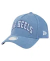 Shop New Era Women's Denim North Carolina Tar Heels A-frame 9forty Adjustable Hat