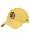New Era Women's Gold San Diego Padres Don't Worry 9twenty Adjustable Hat In Gold