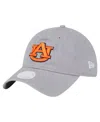 New Era Women's Gray Auburn Tigers Logo 9twenty Adjustable Hat In Gray