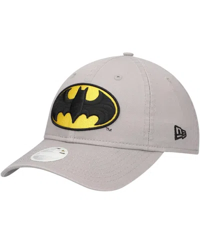 New Era Women's Gray Batman 9twenty Adjustable Hat