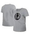 New Era Women's Gray Dallas Mavericks 2023/24 City Edition T-shirt In Gray